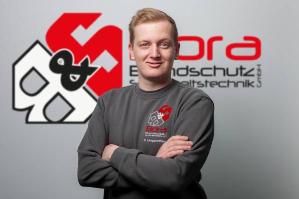 Hendrik Langenstroer, Brandschutz-Servicetechniker